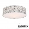 Плафон CELIA 2xE27 бяло + пъстро 380x100mm Lightex