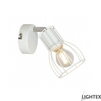 Аплик LORENA 1xE14 бял 115x90x180mm Lightex