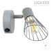 Аплик SILVIA 1xE14 сив 120x80x150mm Lightex
