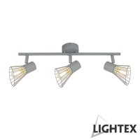 Спот SILVIA 3xE14 сив 370x80x150mm Lightex
