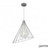 Пендел SILVIA 1xE27 сив 380x1200mm Lightex