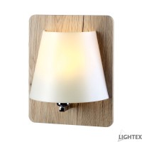 Аплик MATEO 1xE14 пясъчен дъб 250x200x125mm Lightex