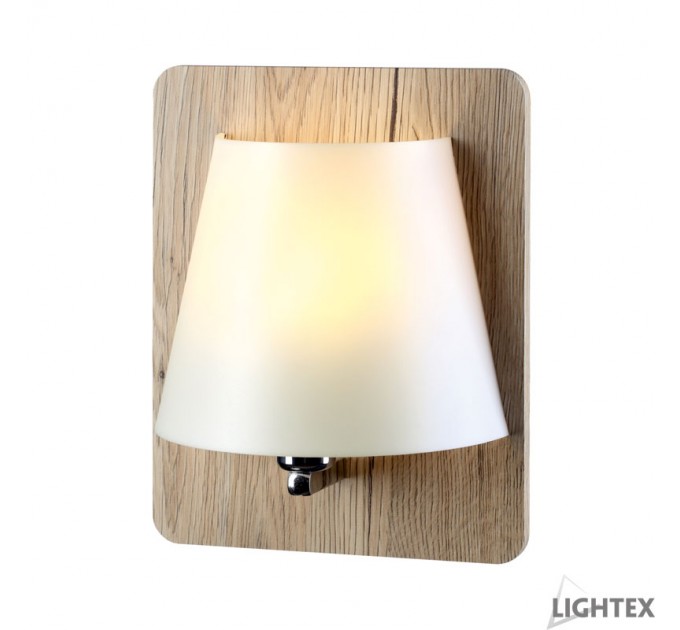 Аплик MATEO 1xE14 пясъчен дъб 250x200x125mm Lightex