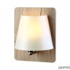 Аплик MATEO 1xE14 пясъчен дъб 250x200x125mm Lightex
