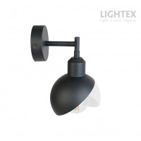 Аплик FLORENCE 1xE27 черен 120x252х135mm Lightex