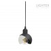 Пендел FLORENCE 1xE27 черен 120x1150mm Lightex