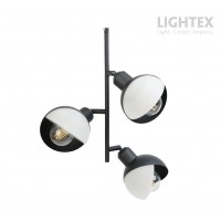 Полилей FLORENCE 3xE27 черен 120x925mm Lightex