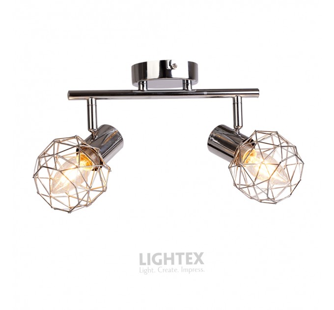 Спот ELEA 2xE14 хром Lightex