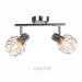 Спот ELEA 2xE14 хром Lightex