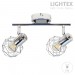 Спот ELEA 2xE14 хром Lightex