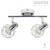 Спот ELEA 2xE14 хром Lightex