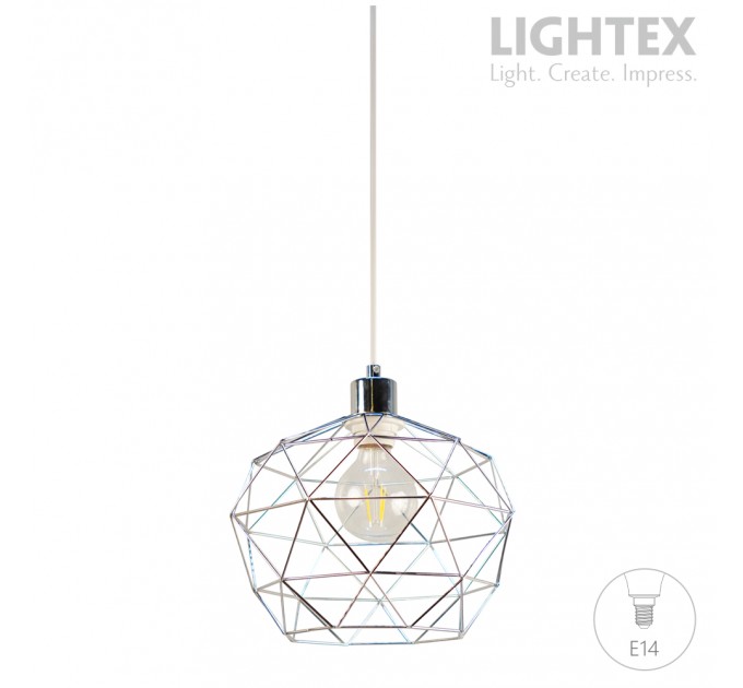 Пендел ELEA 1хE27 Ø28 H120сm хром Lightex