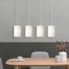 Полилей BLANKA 4xE27 бял 800x1200mm Lightex