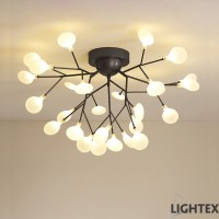 Полилей MONET 27хG4 черен овал Ø700x400mm в компл. с лампи 6000K Lightex Полилей MONET 27хG4 черен овал Ø700x400mm в компл. с лампи 6000K Lightex