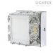 LED Аплик ALICE 8W 4000K 420lm 120x120mm стомана+кристал Lightex