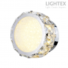 LED Аплик ALICE 10W 4000K 585lm Ø150mm стомана+кристал Lightex
