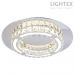 LED полилей ALICE 20W 4000K 1300lm Ø500mm стомана+кристал Lightex