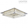 LED полилей ALICE 20W 4000K 1300lm 400x400mm стомана+кристал Lightex