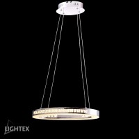 LED полилей VIVIAN 24W 4000K 1560lm Ø480mm стомана+кристал Lightex
