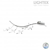 LED аплик LEAF 20W 4000K 1350lm 1100x365x345mm хром Lightex