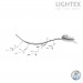LED аплик LEAF 20W 4000K 1350lm 1100x365x345mm хром Lightex