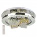 LED полилей OMAN 53W 3000K-4500K-6500K 4770lm 220V с Bluetooth,USB порт и дистанционно управление хром Ø500 Lightex