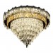 LED полилей ELADA 4xE14+55W LED 3000K-4500K-6500K 4950lm 220V с Bluetooth,Usb порт и дистанционно управление хром Ø500 Lightex