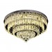 LED полилей DOHA 4xE14+55W LED 3000K-4500K-6500K 4950lm 220V с Bluetooth,Usb порт и дистанционно управление хром Ø500 Lightex