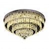 LED полилей DOHA 4xE14+55W LED 3000K-4500K-6500K 4950lm 220V с Bluetooth,Usb порт и дистанционно управление хром Ø500 Lightex