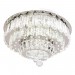 LED полилей DOHA 4xE14+55W LED 3000K-4500K-6500K 4950lm 220V с Bluetooth,Usb порт и дистанционно управление хром Ø500 Lightex