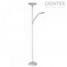 LED лампион BRICO бял 18W+5W 3000K 1400lm +345lm H180cm Lightex