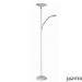 LED лампион BRICO бял 18W+5W 3000K 1400lm +345lm H180cm Lightex