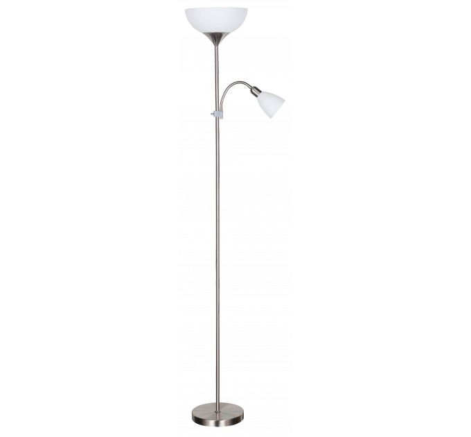 Лампион ARTEMIS II мат. никел 1xE27+1xE14 H178cm Lightex