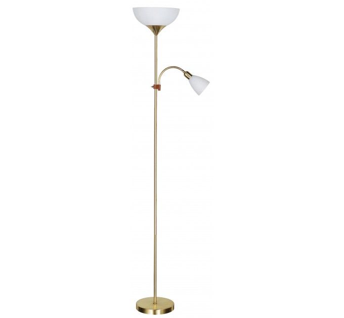 Лампион ARTEMIS II мат. злато 1xE27+1xE14 H178cm Lightex