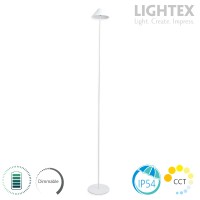 Лампион KIWI DC 5V 3W CCT 200lm Touch+USB Type C димируема 4000mah Li-ion IP54 H160cm бял Lightex Лампион KIWI DC 5V 3W CCT 200lm Touch+USB Type C димируема 4000mah Li-ion IP54 H160cm бял Lightex