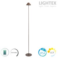 Лампион KIWI DC 5V 3W CCT 200lm Touch+USB Type C димируема 4000mah Li-ion IP54 H160cm кафяв Lightex Лампион KIWI DC 5V 3W CCT 200lm Touch+USB Type C димируема 4000mah Li-ion IP54 H160cm кафяв Lightex