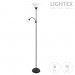 Лампион DEXTER черен 1xE27+1xE14 H176cm Lightex