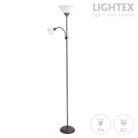 Лампион DEXTER кафе 1xE27+1xE14 H176cm Lightex Лампион DEXTER кафе 1xE27+1xE14 H176cm Lightex