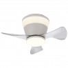 LED вентилатор с дистанционно max 50W LED + 26W мотор,  CCT 4000lm бял Ø600mm, APP  Lightex