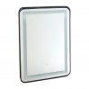 LED Огледало за баня 32W 3000K-6500K 1639Lm IP44 240V 700x500mm Anti fog, Touch дисплей, димиране, черно Lightex