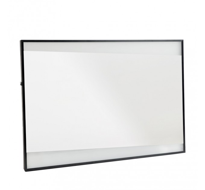 LED Огледало за баня 32W 4000K 1507Lm IP44 240V 700x500mm Anti fog, хоризонтален или вертикален монтаж ,черно Lightex