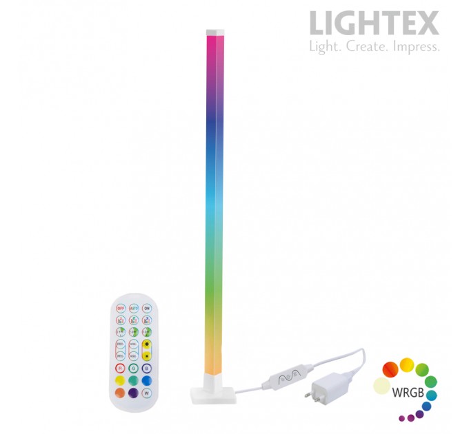 LED лампа CLUB 4.8W RGB IP20 240lm димируема с дистанционно управление H1500mm Lightex