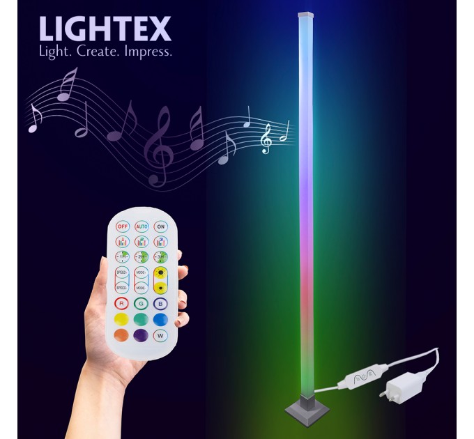 LED лампа CLUB 4.8W RGB IP20 240lm димируема с дистанционно управление H1500mm Lightex