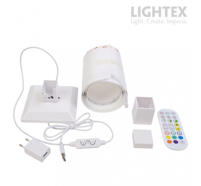 LED лампа CLUB 4.8W RGB IP20 240lm димируема с дистанционно управление H1500mm Lightex