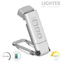 LED лампа за книга ZEN димируема 0.6W 18.5lm 1600K-4200K-6000K battery 5V 500mAh USB IP 44 бяла Lightex LED лампа за книга ZEN димируема 0.6W 18.5lm 1600K-4200K-6000K battery 5V 500mAh USB IP 44 бяла Lightex