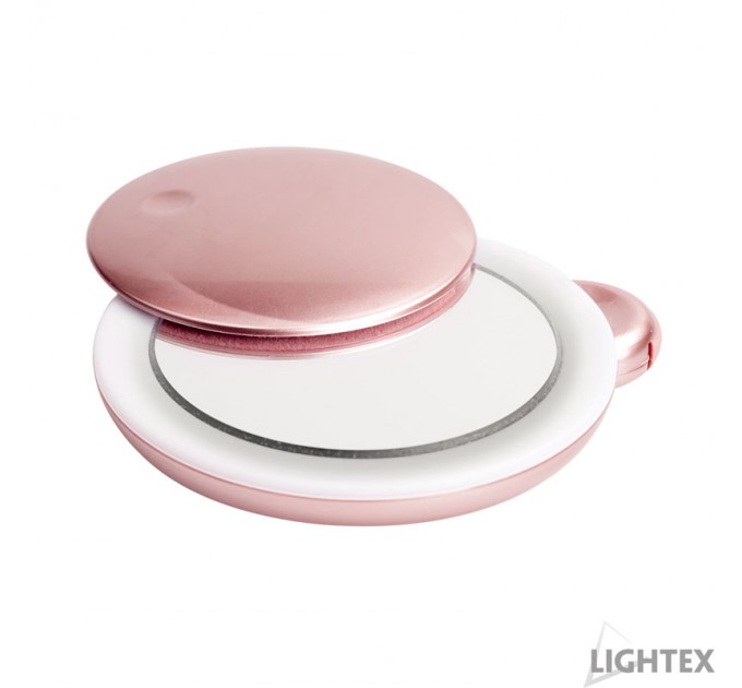 LED светещо огледало 0.3W 5V 3000K/4000K/6000K 25lm 500mAh розовo Lightex