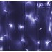 LED влагозащитена светеща завеса 300x50cm 150 LED 10W CW 6500K с контролер IP65 230V бял гумиран кабел Lightex