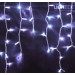 LED влагозащитена светеща завеса 300x50cm 150 LED 10W CW 6500K с контролер IP65 230V бял гумиран кабел Lightex