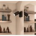 Philips спот единичен IDRIS 1xGU10 IP44 110x100x80mm черен
