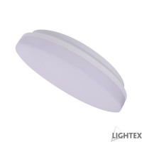 LED плафон кръг ZIZU II 24W 4000K 2640lm IP54 Ø280 бял Lightex